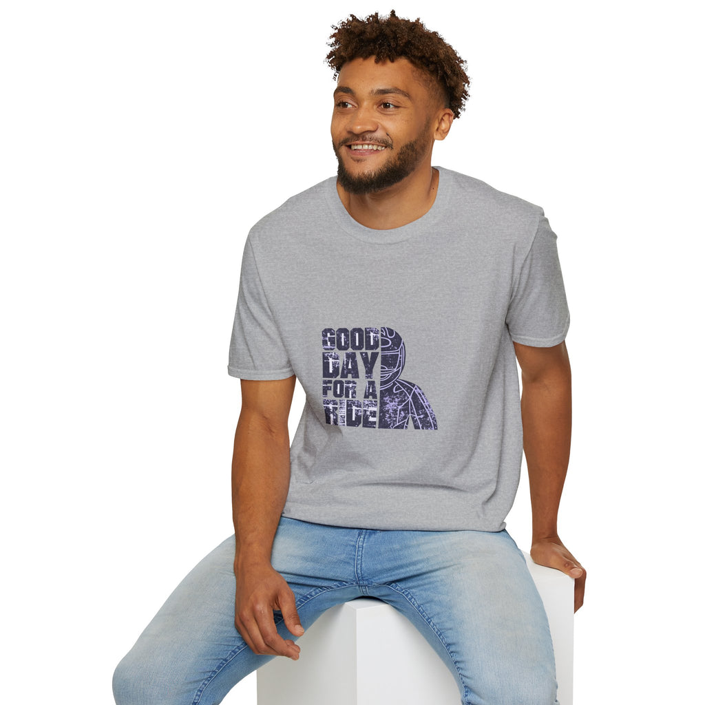 Good Day For a Ride T-Shirt — Vintage Motorcycle Rider Tee