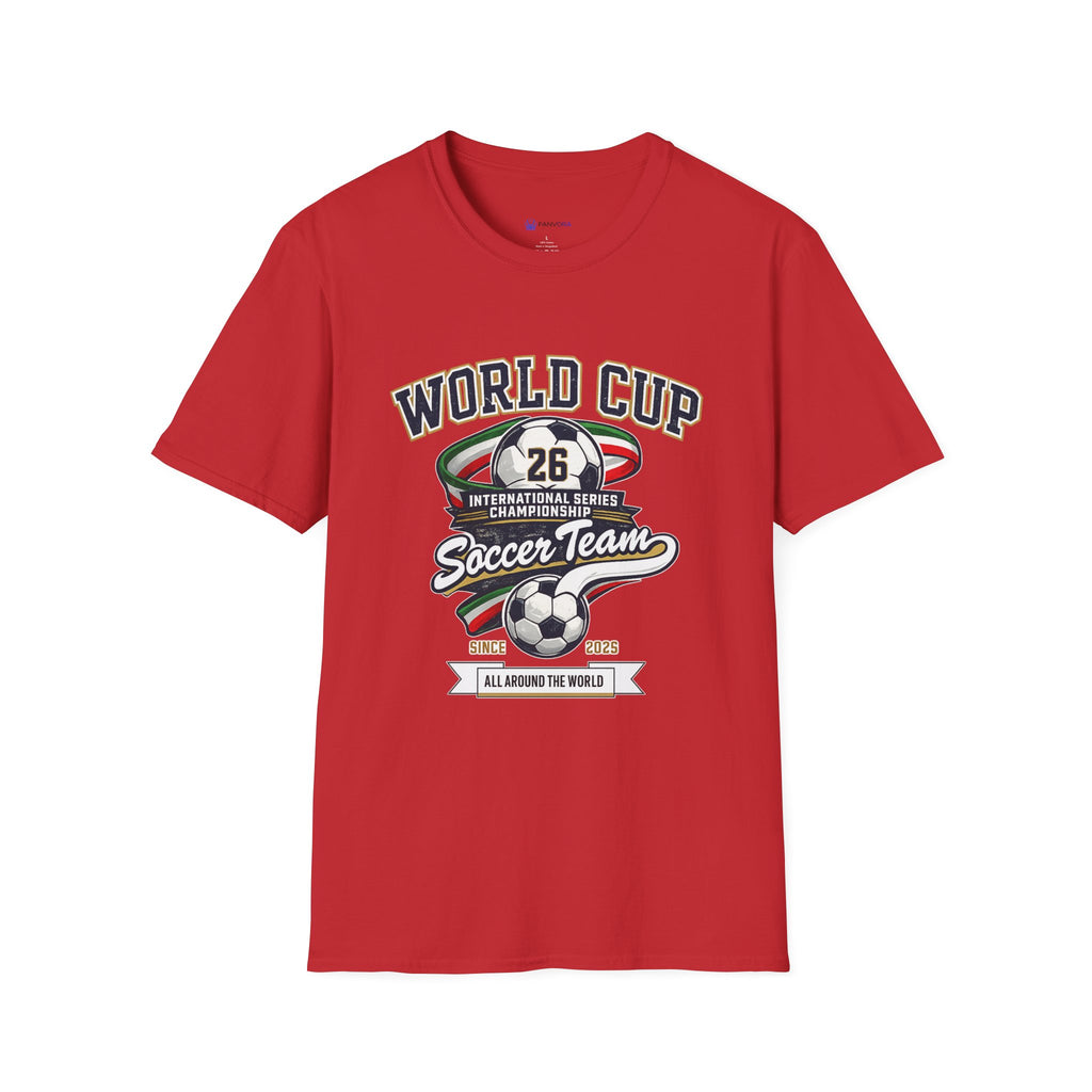 Soccer Team T‑Shirt – Vintage International Series Championship Design