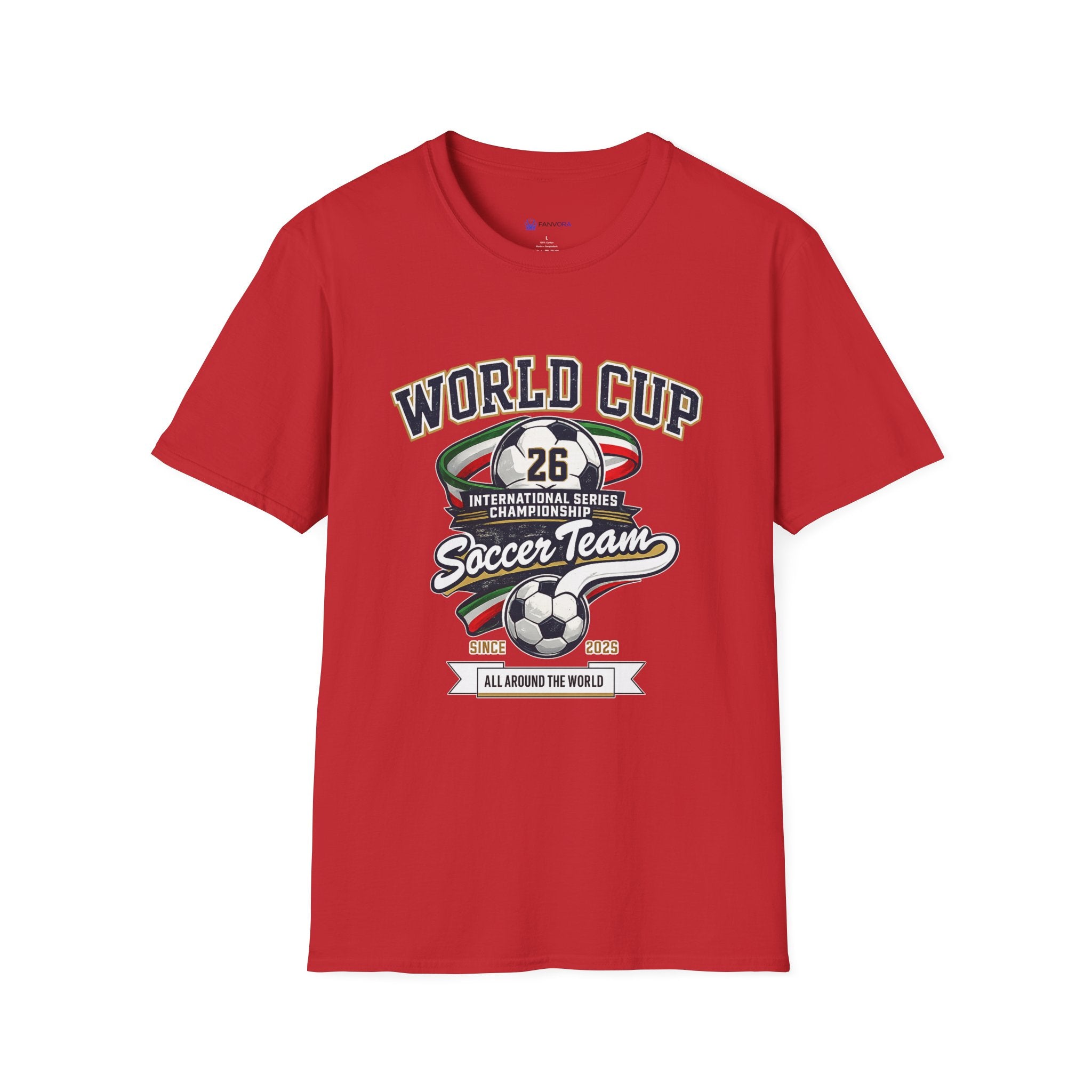 Soccer Team T‑Shirt – Vintage International Series Championship Design
