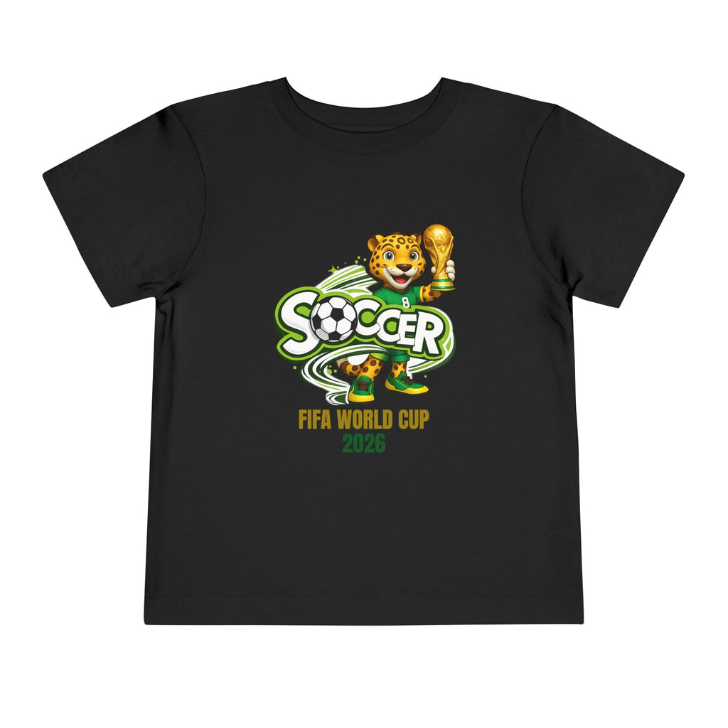 Soccer cup 2026 Toddler Soccer Tee — Cute Tiger Mascot Trophy Design