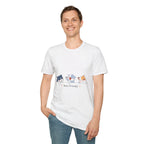 Cute 'Best Friends' Trio Cat T-Shirt