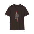 Never Give Up T-Shirt — Motivational Vertical 'Never Up' Graphic Tee