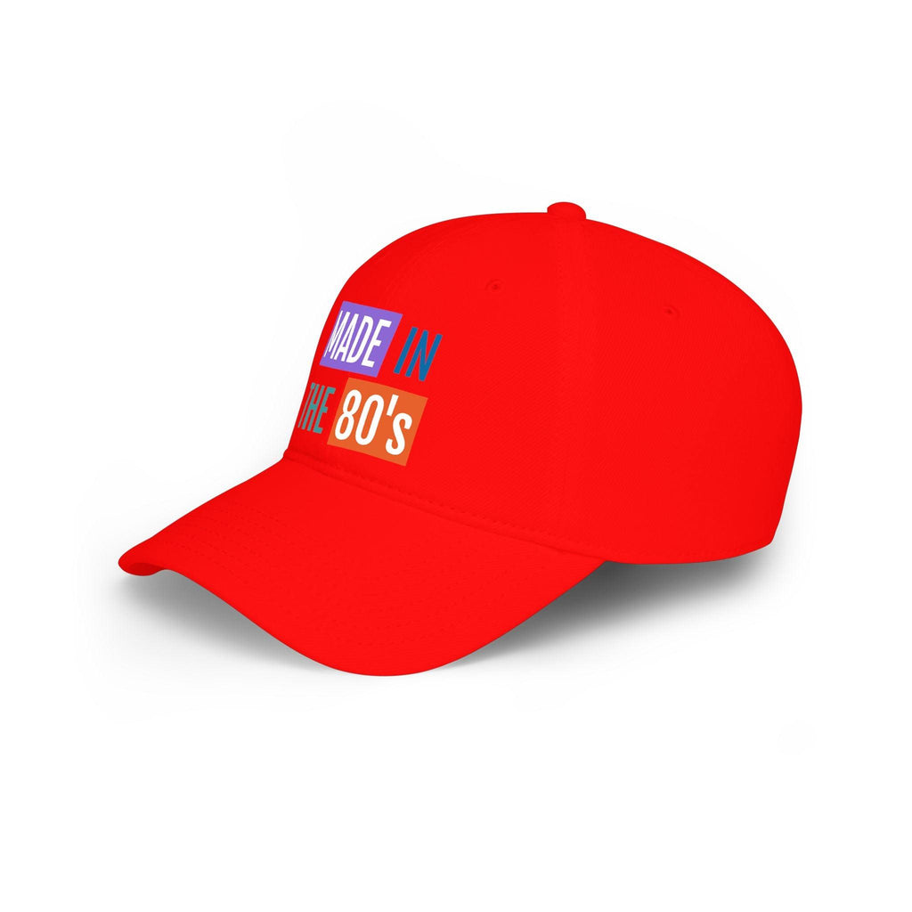 Made in the 80’s retro baseball cap design