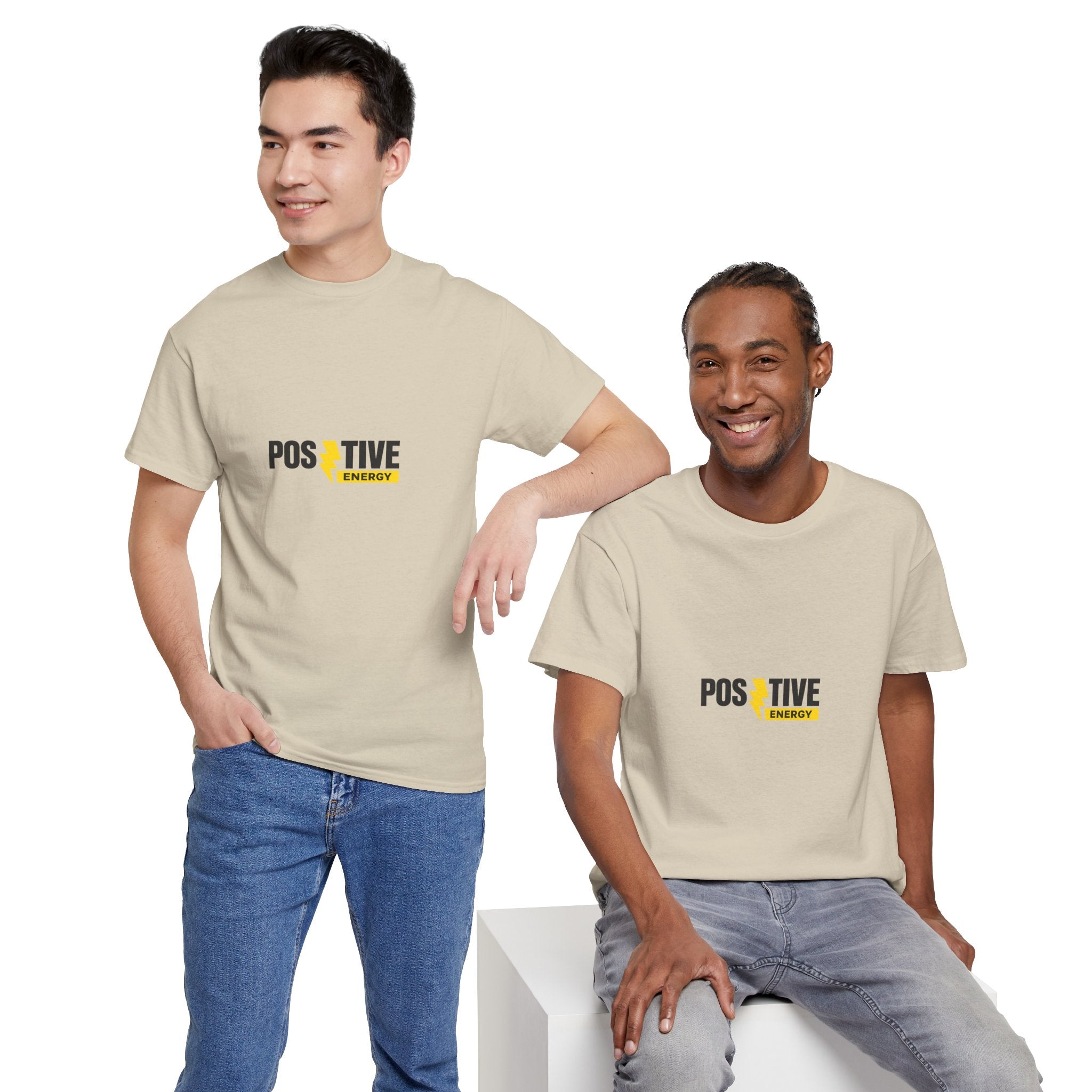 Positive Energy T-Shirt — Minimal Motivational Tee