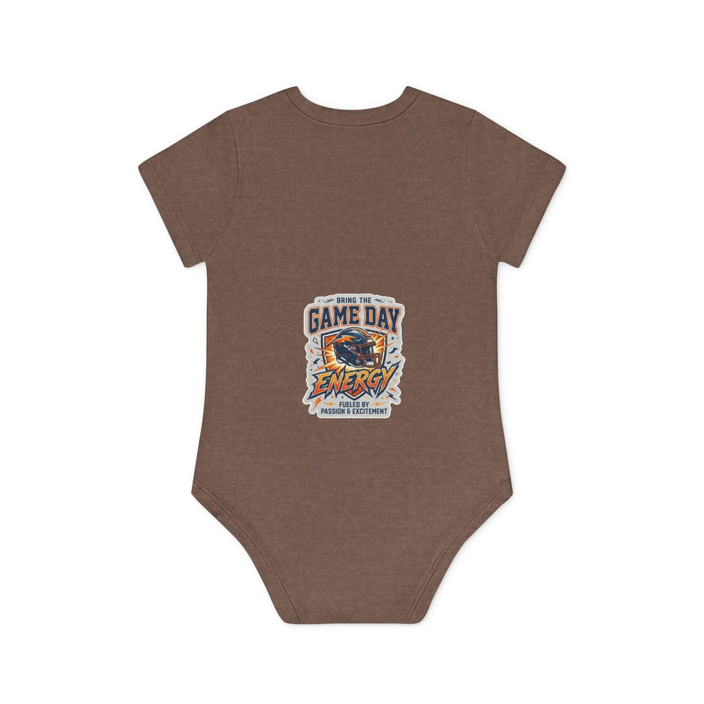 Baby Bodysuit - "France #10 Footballer Rising Star Fan Version" Future Soccer Player & Game Day Energy Organic Baby Onesie.