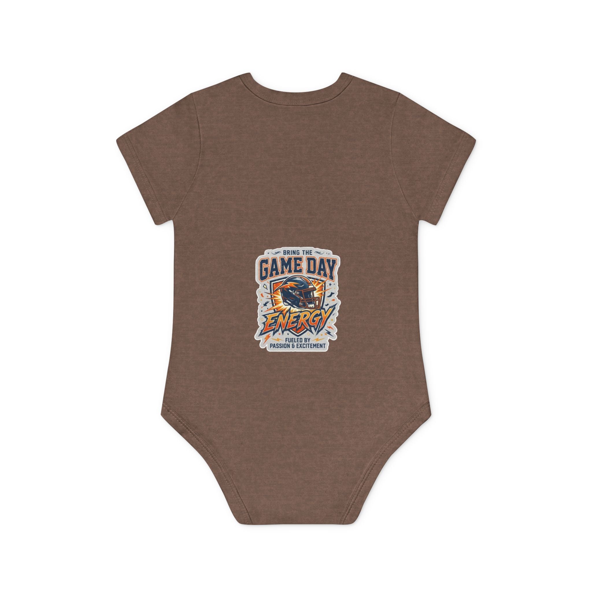 Baby Bodysuit - "France #10 Footballer Rising Star Fan Version" Future Soccer Player & Game Day Energy Organic Baby Onesie
