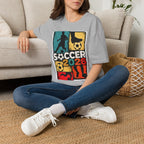 Soccer 2026 Retro colorful Graphic T-Shirt design.