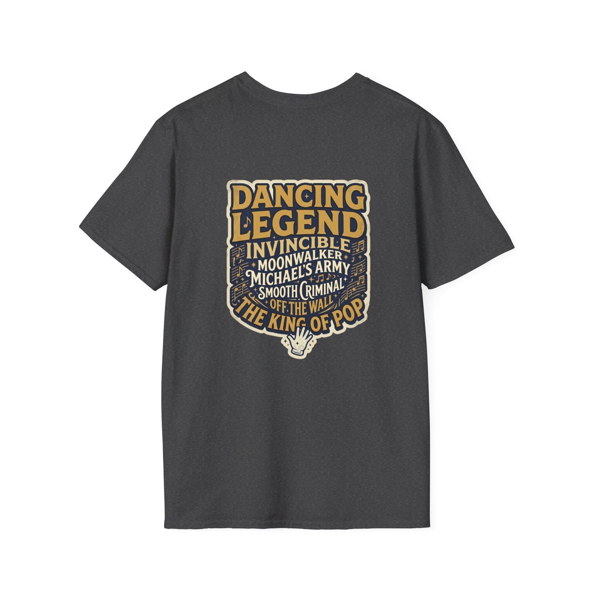 Dancing Legend T-Shirt — "The King of Pop" Retro Michael Tribute.