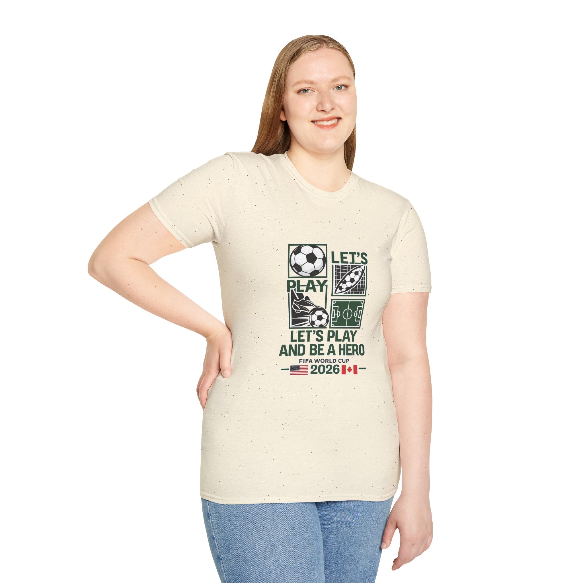 Soccer "Let's Play" T-Shirt — Fan Tee
