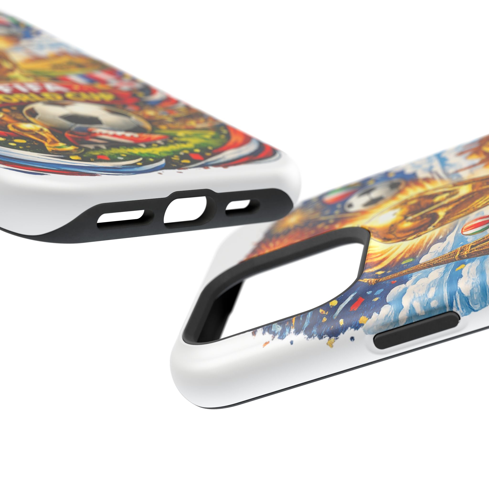 Soccer Magnetic Impact-Resistant Phone Case — FIFA Trophy Design