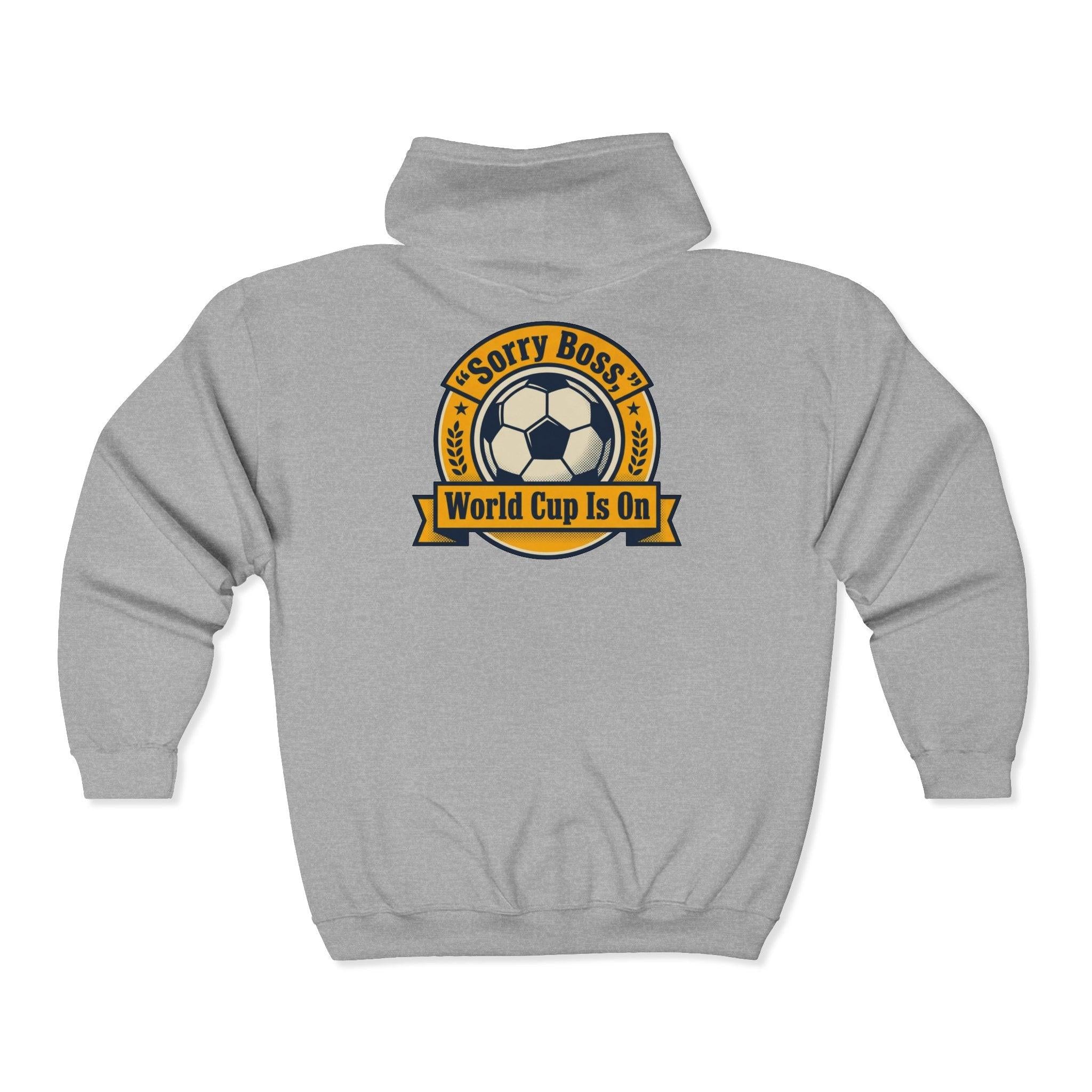 Soccer World Cup 2026 France Rising Talent Zip Hoodie – "Sorry Boss, World Cup Is On".