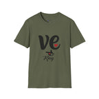 Love King T-Shirt — 've' Heart Graphic Tee