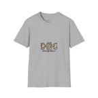 Dog Mom T‑Shirt — Leopard Paw 'DOG' Graphic Tee for Pet Lovers