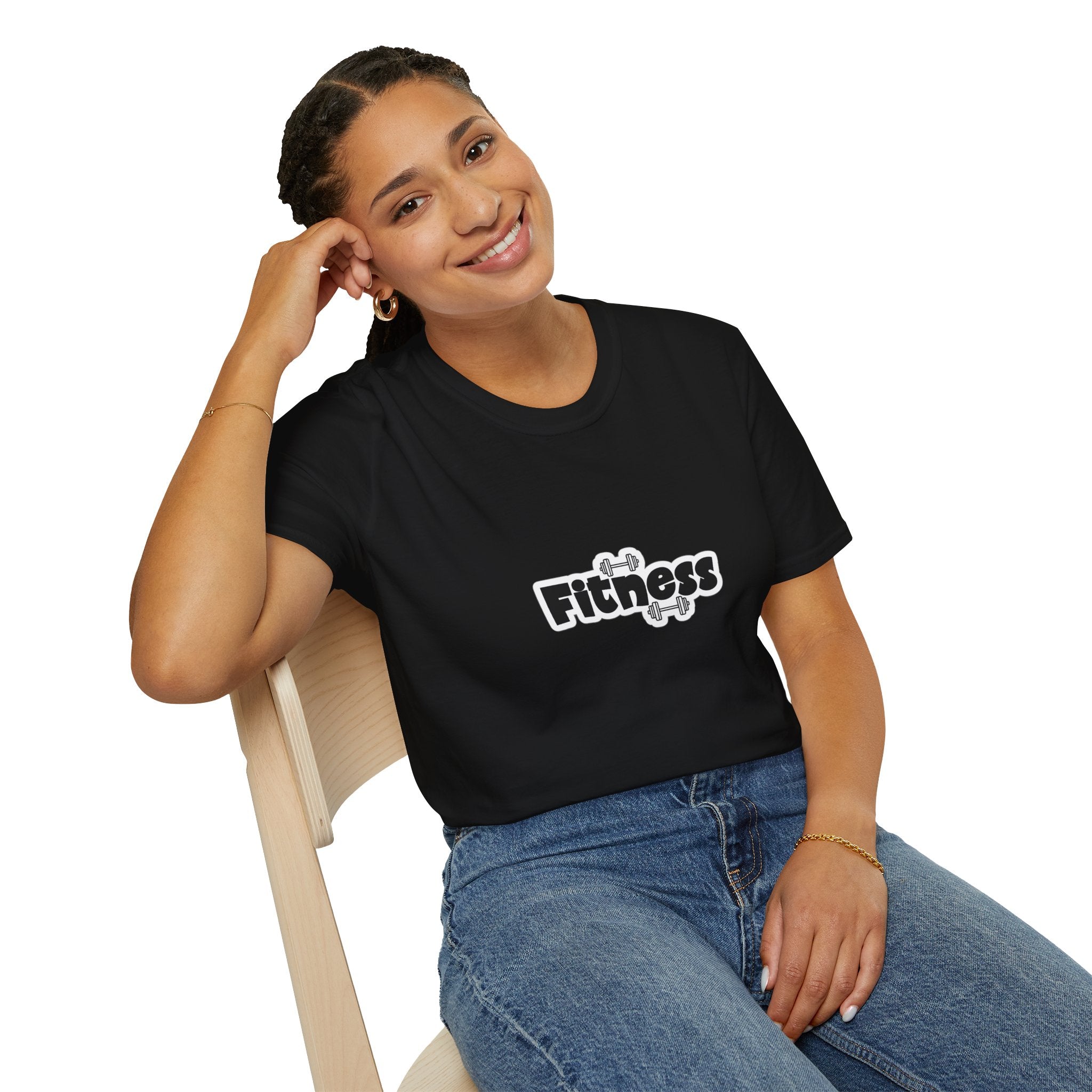 Fitness Graphic T-Shirt — Dumbbell Workout Tee for Gym Lovers