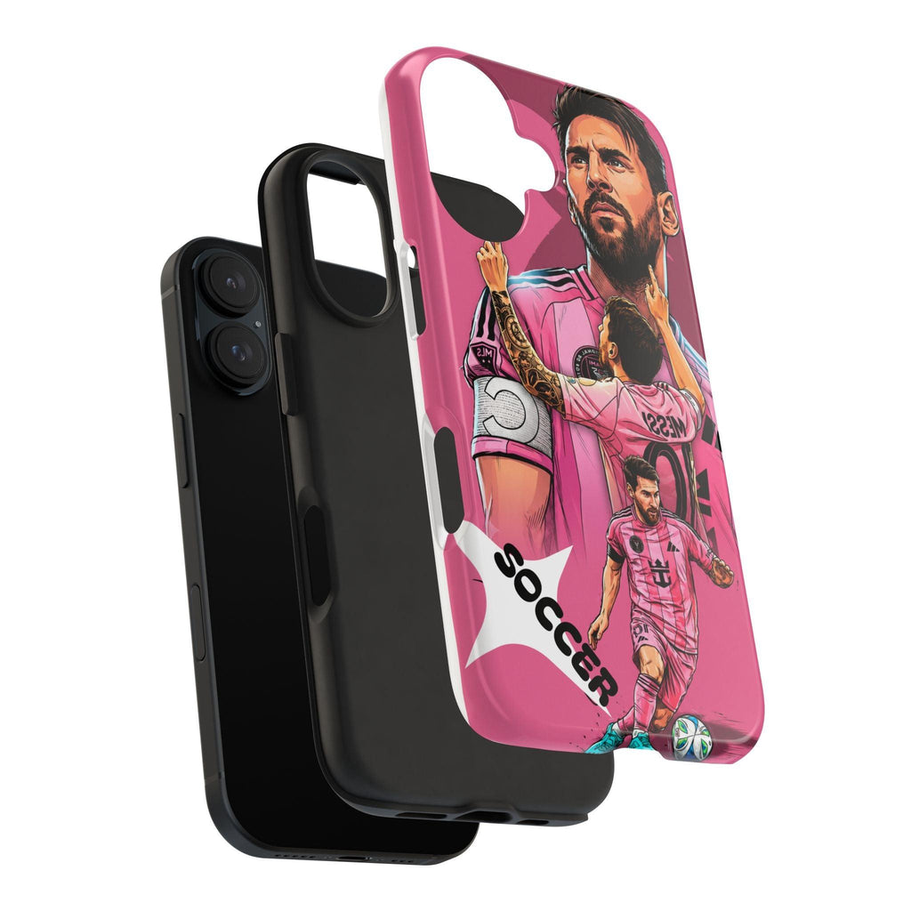 Soccer Star Tough Phone Case pink —  Argentina legend.