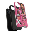 Soccer Star Tough Phone Case pink —  Argentina legend.