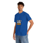 Never Give Up Fitness T-Shirt — Motivational Gym Tee with Dumbbell Graphic