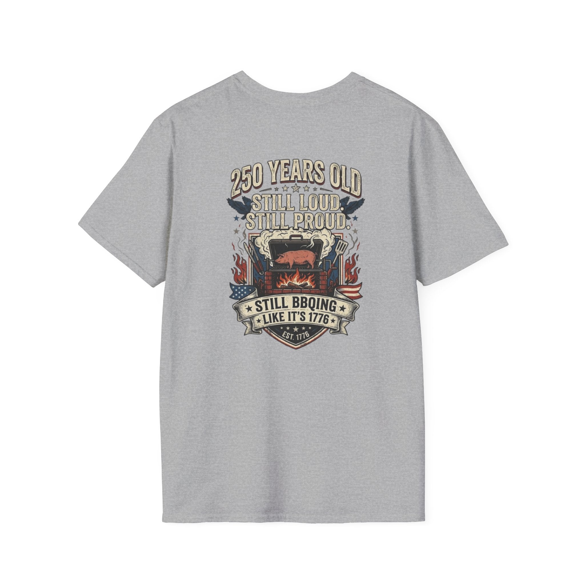 250th Anniversary - 4th of July Patriot Graphic T-Shirt — Patriotic '250' Celebration Design