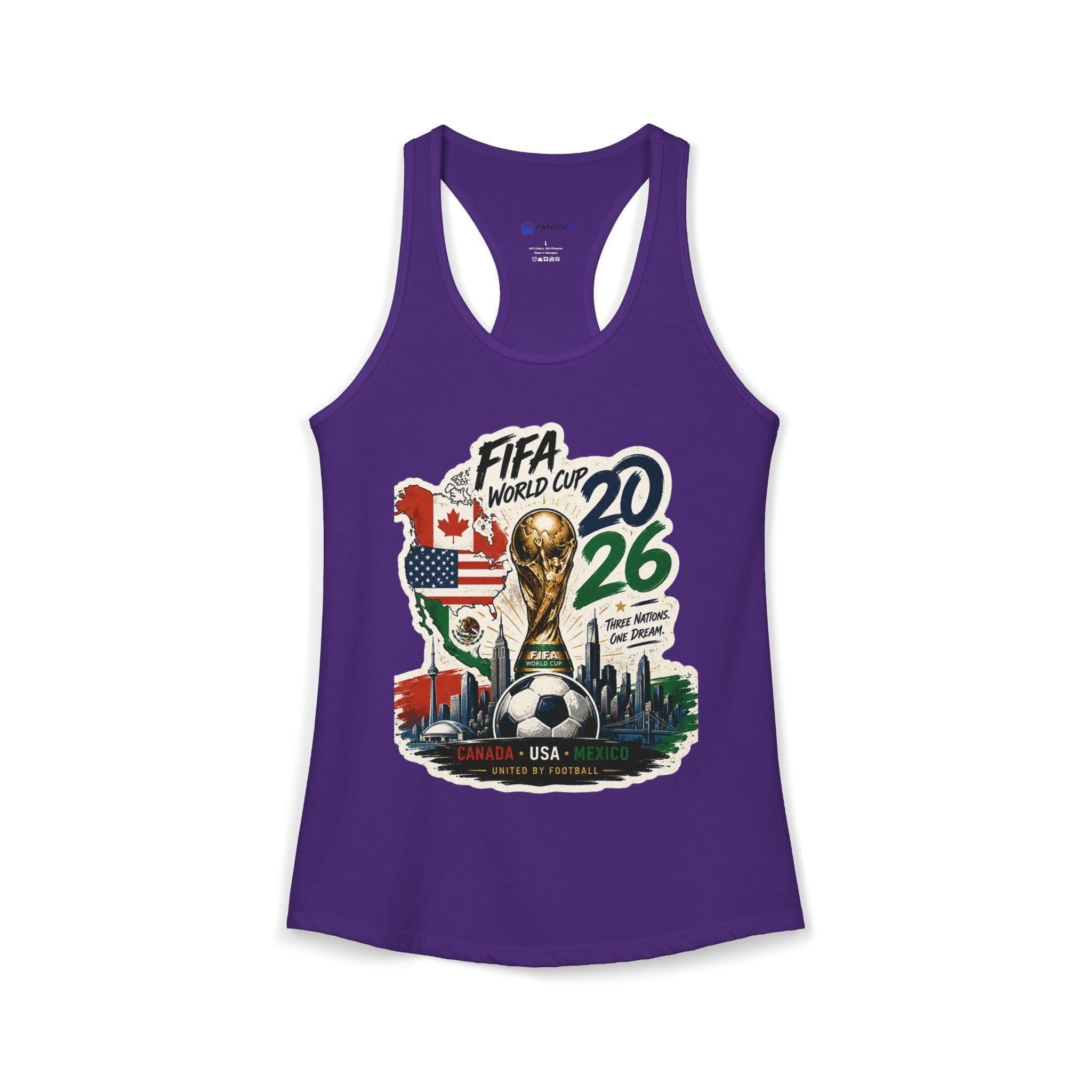 World cup 2026 Women's Ideal Racerback Tank.