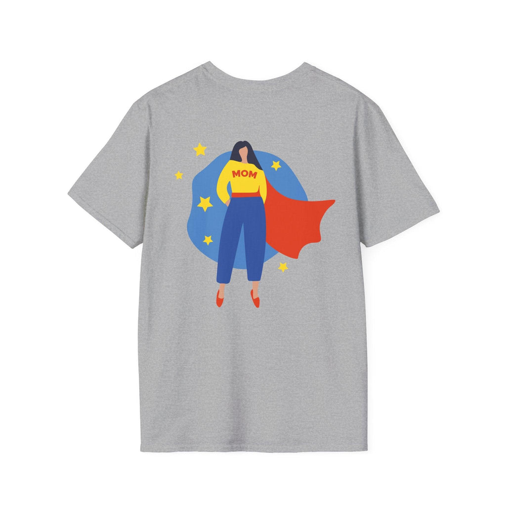 Premium Quality - Mom Superhero T-Shirt - "Not All Superheroes Wear Capes" Graphic Tee.