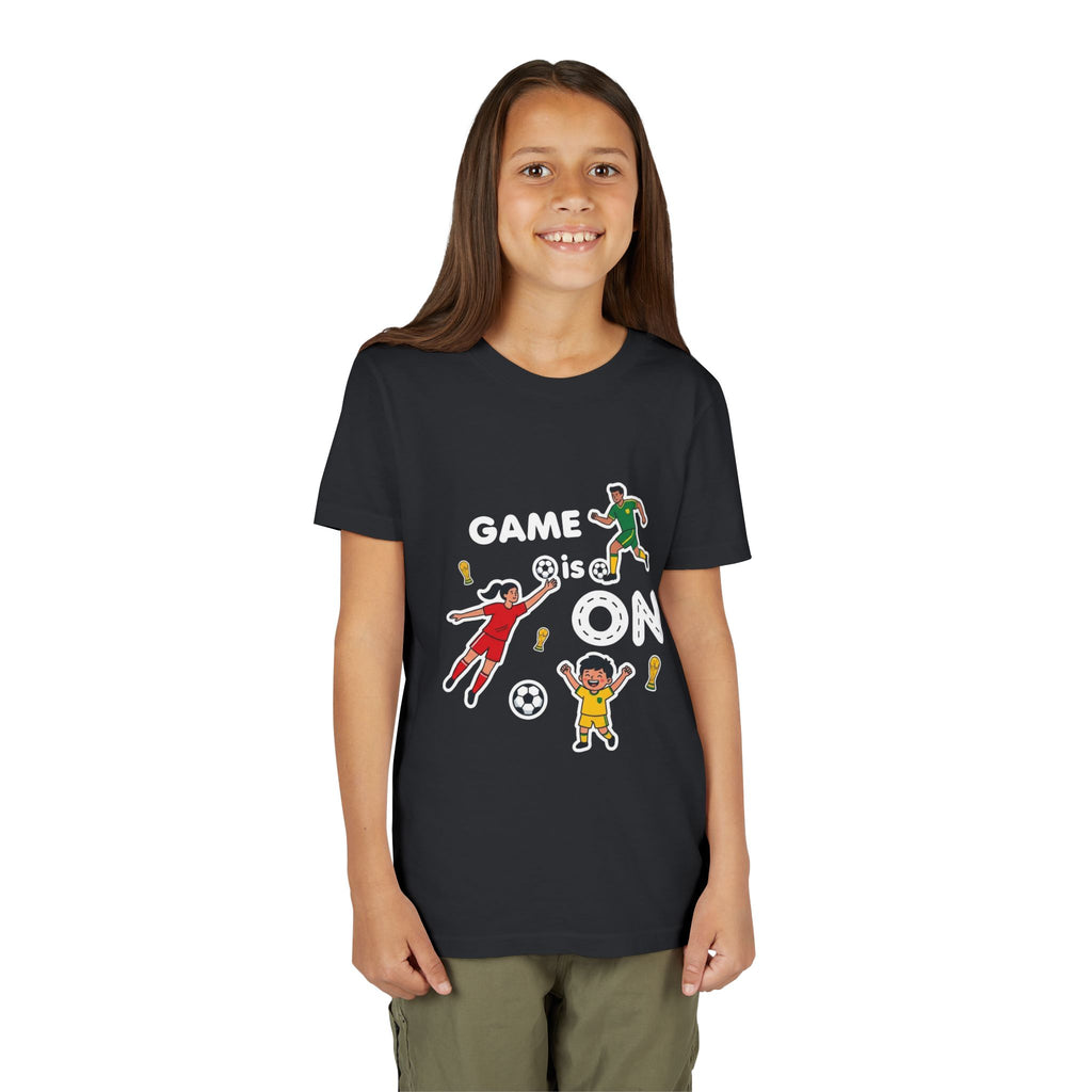 Kids Soccer Players T-Shirt 2026— Youth Football Team Tee