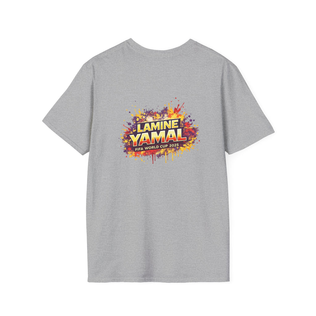 Soccer Player Portrait T-Shirt — 'Spain Legend' Watercolor Graphic Tee
