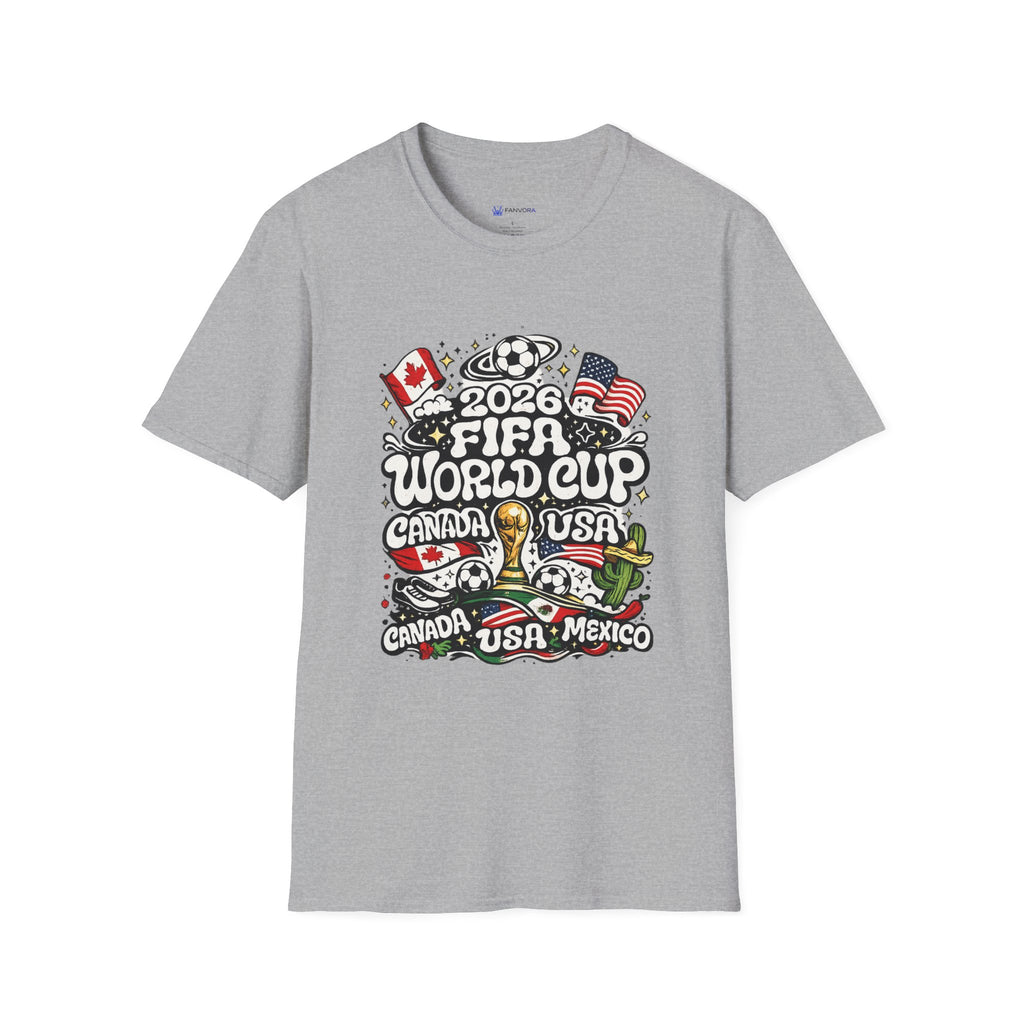 soccer T-Shirt — Canada USA Mexico Fans Shirt