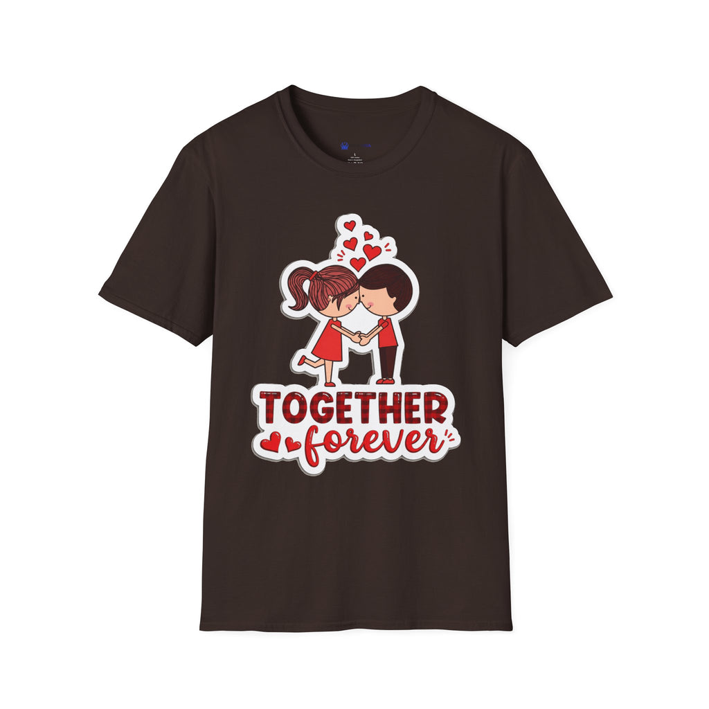 Together Forever Couple T-Shirt — Cute Kids-Style Valentine Tee