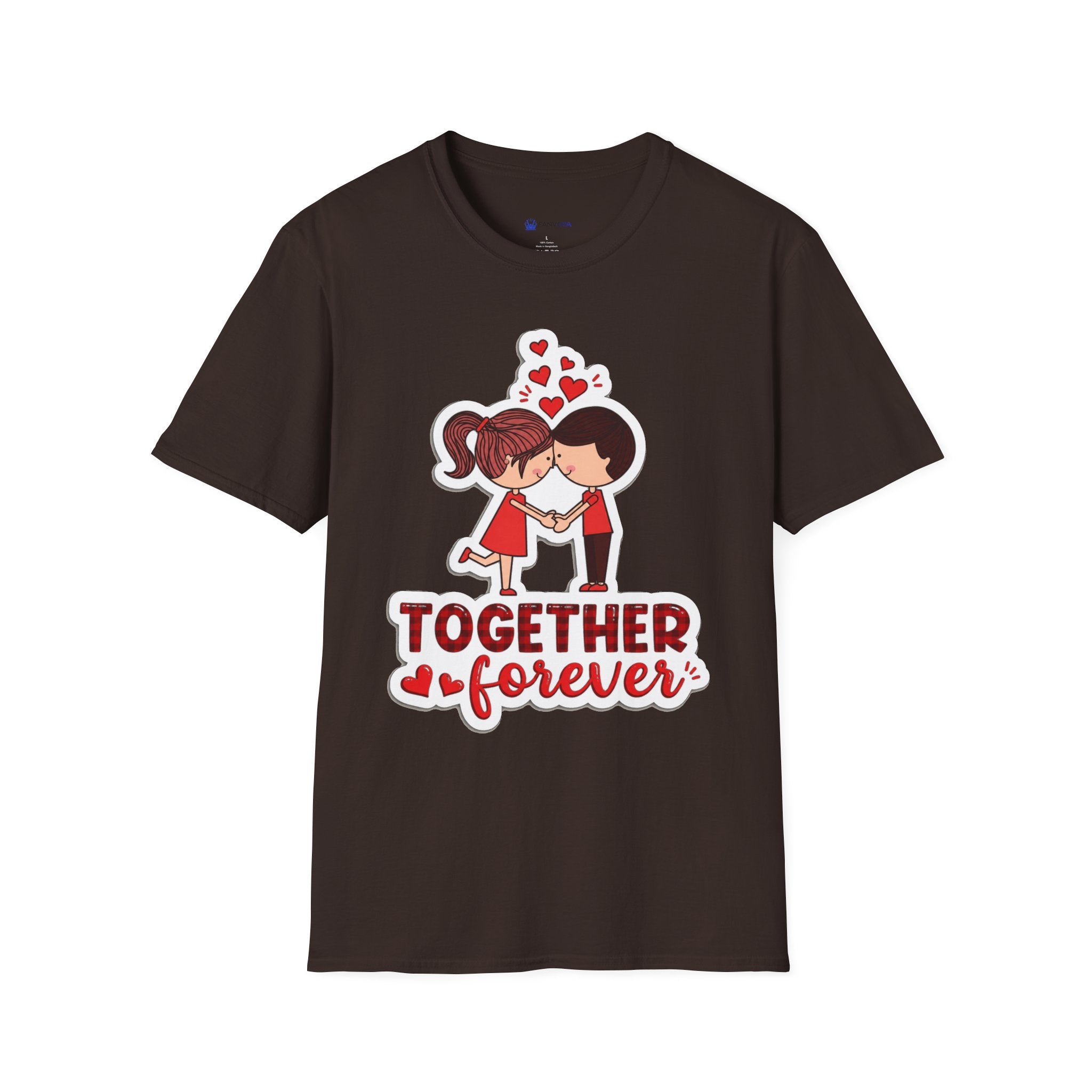 Together Forever Couple T-Shirt — Cute Kids-Style Valentine Tee