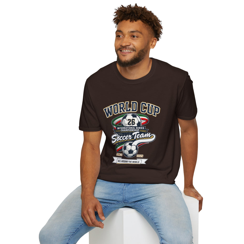 Soccer Team T‑Shirt – Vintage International Series Championship Design