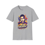 France legend Graphic T-Shirt — Vibrant Splash Portrait Soccer Fan Tee