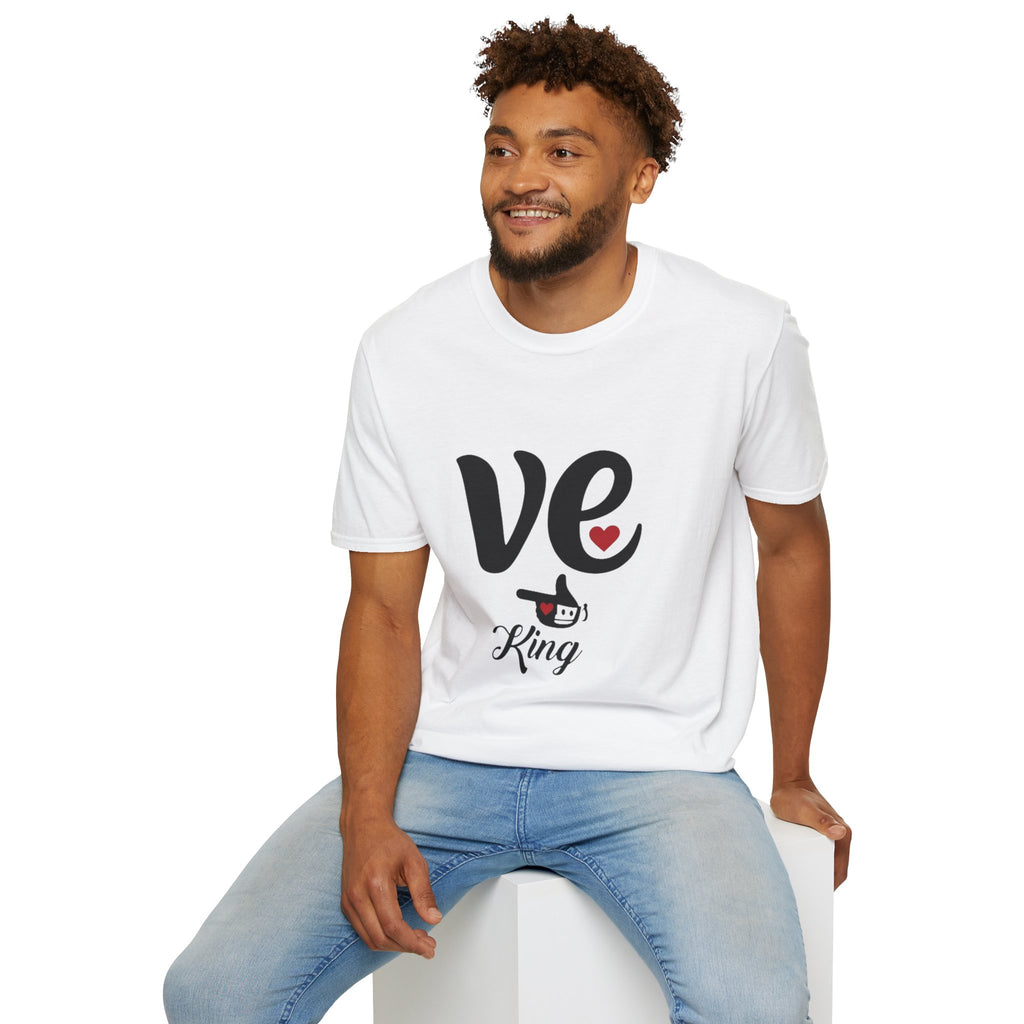 Love King T-Shirt — 've' Heart Graphic Tee
