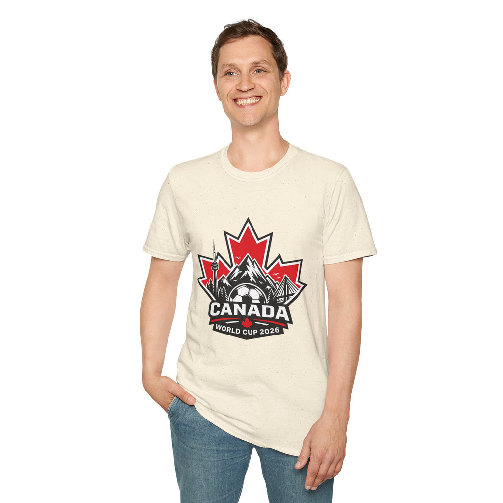 Canada soccer 2026 T‑Shirt — Maple Leaf Mountain Hockey Logo