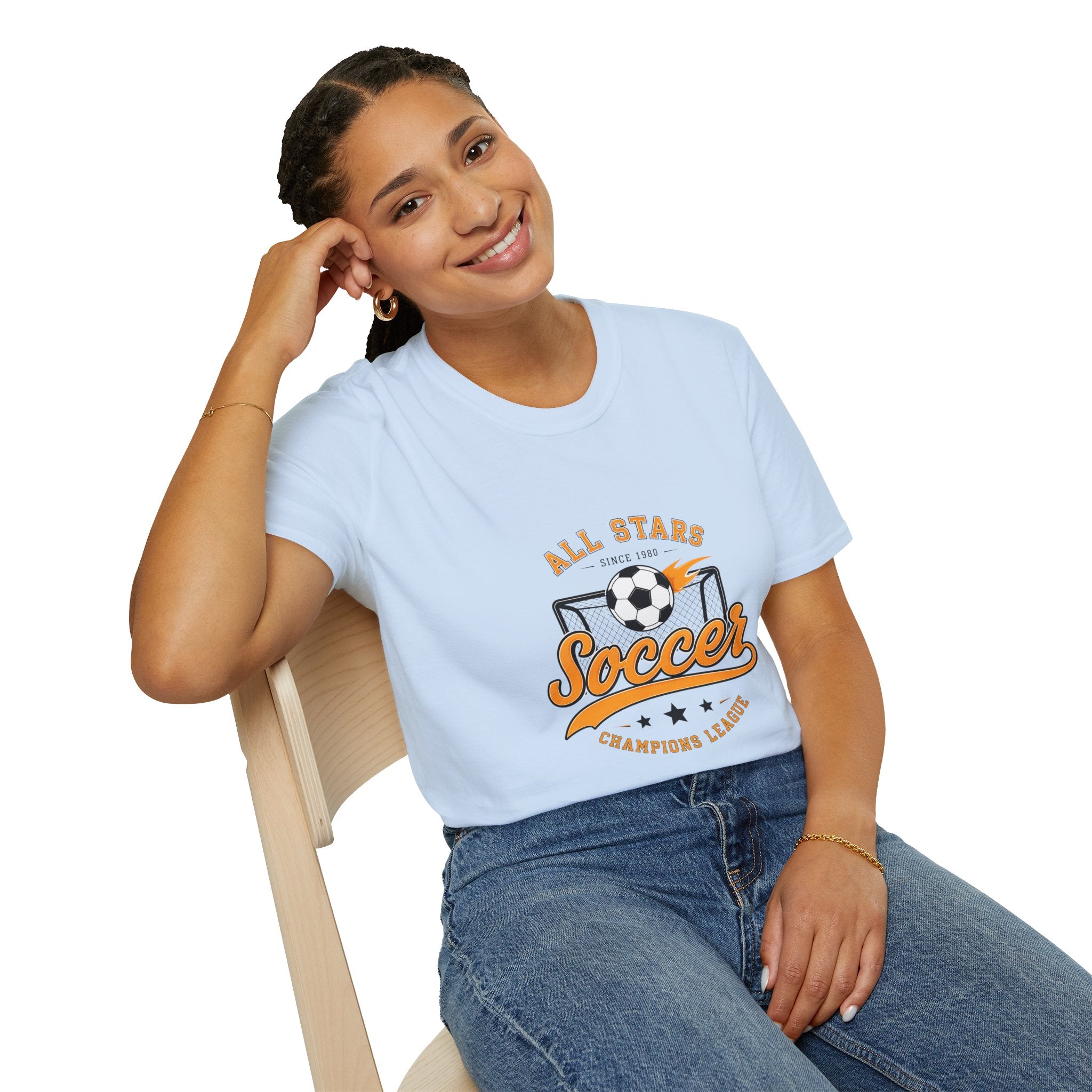 Soccer All Stars T-Shirt — Vintage Goal & Ball Sports Tee