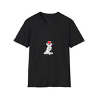 Korean Finger Heart T‑Shirt – I Miss You Minimalist Graphic Tee