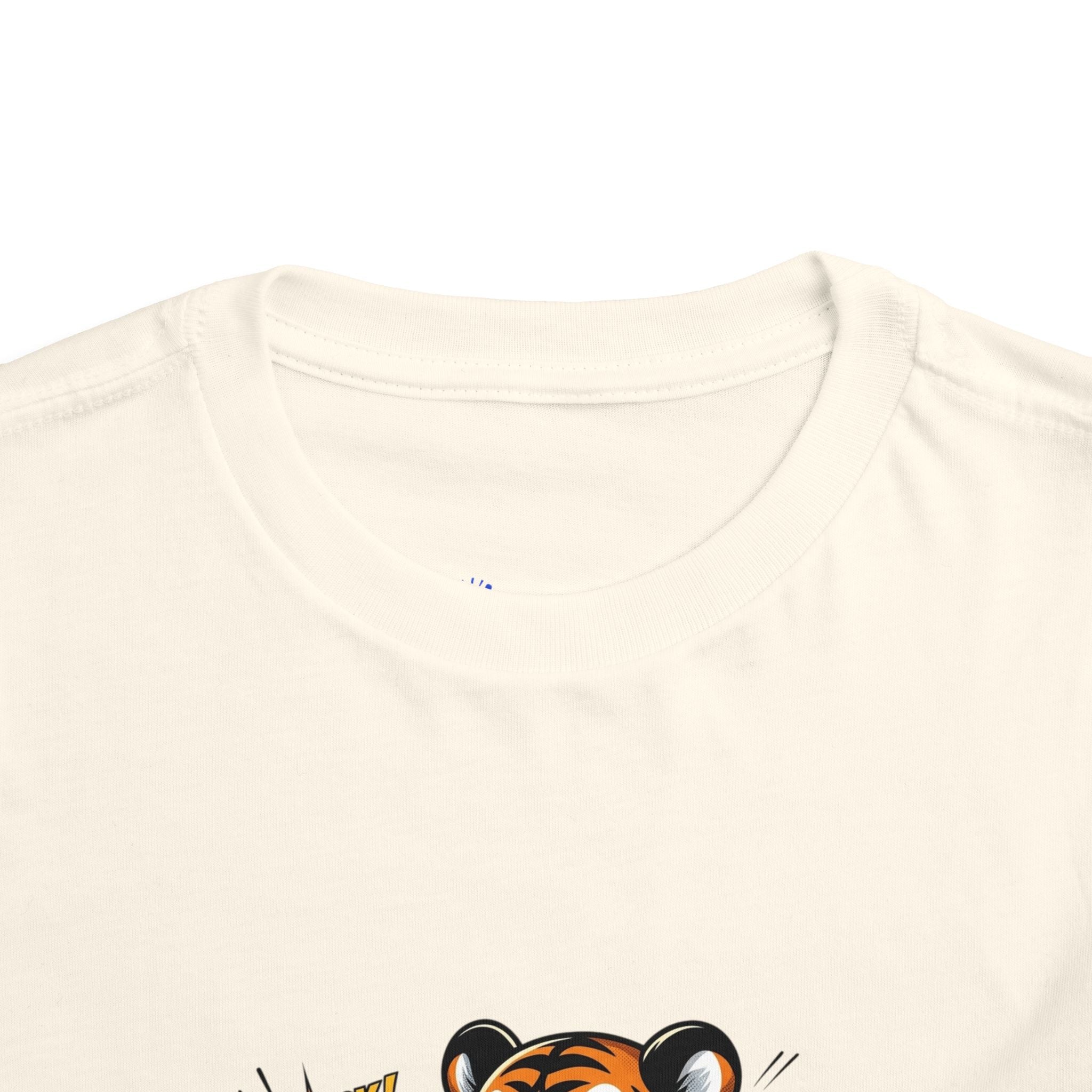 Toddler Soccer Tiger Tee — Cute Kicking Tiger Football Shirt for Kids