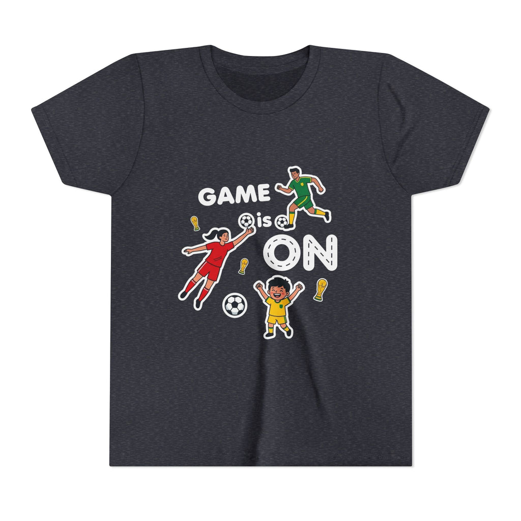 Kids Soccer Players T-Shirt 2026— Youth Football Team Tee