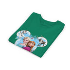 Girls' Frozen Princesses Youth Tee – Elsa & Anna Winter Friends Shirt