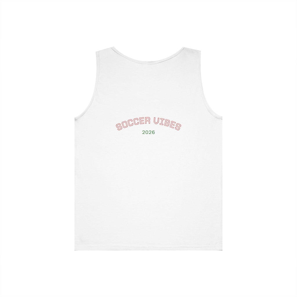 Soccer Player Graphic Tank Top — Vintage Italy Flag Soccer Vibes.