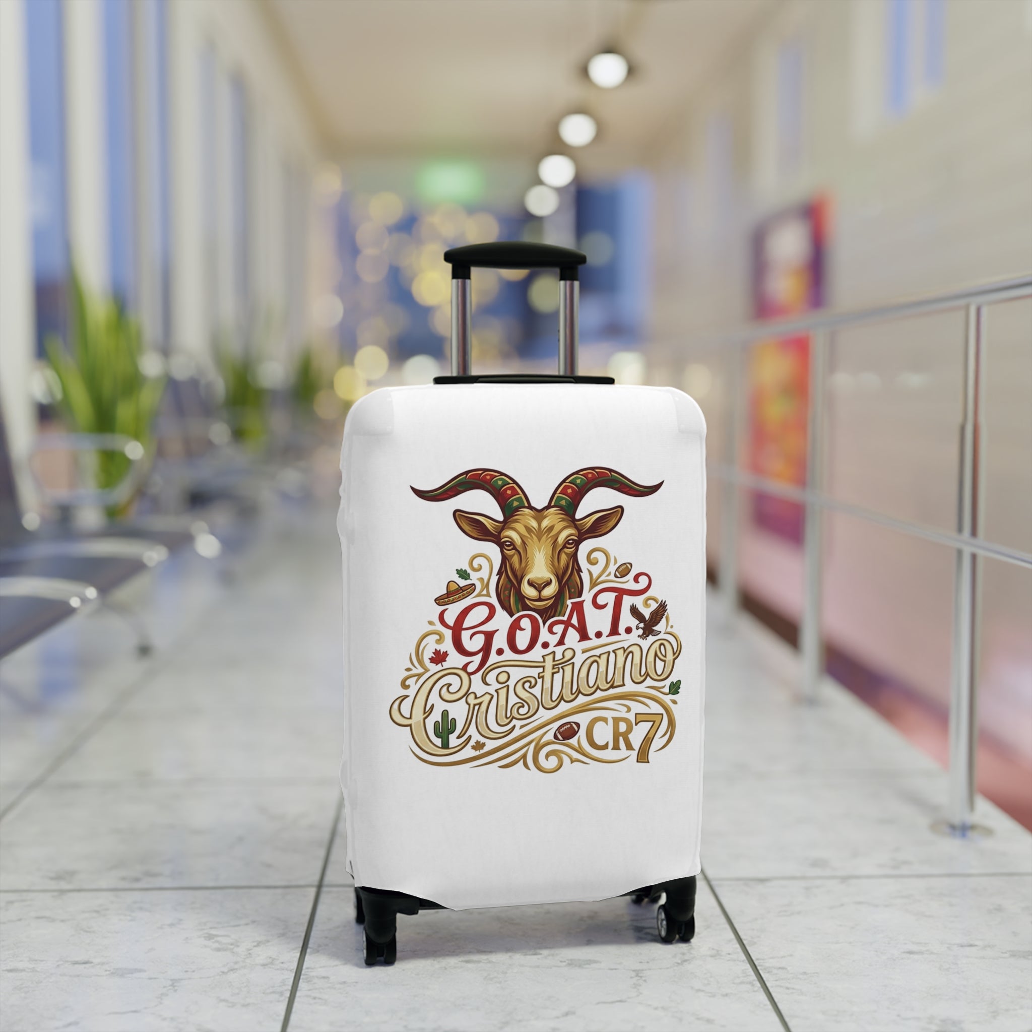Travel Luggage Cover - Portugal #7 GOAT Fan Version - World Cup 2026
