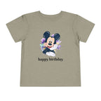 Toddler Tee — Cute Mickey "happy birthday" Birthday Shirt for Kids