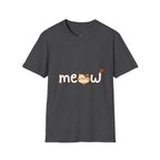 Cat Meow T-Shirt — Cute Cartoon Kitty Graphic Tee