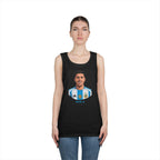 "I am Here to Stay" Argentina Soccer Star Tank Top — Jersey Portrait World Cup 2026.