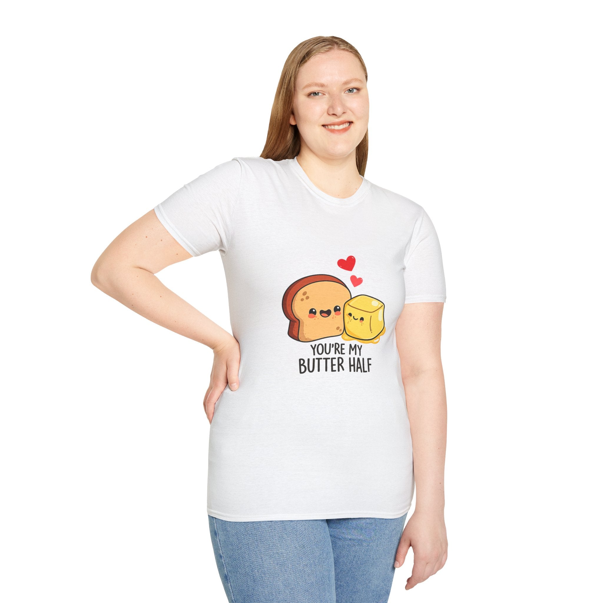 Cute "You’re My Butter Half" T-Shirt — Toast & Butter Couple Graphic Tee