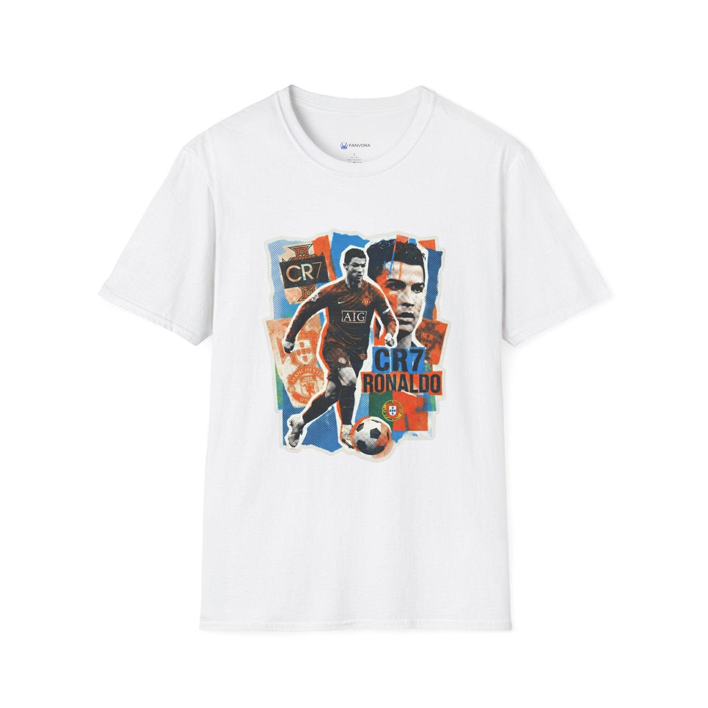 CR7 Soccer Graphic T-Shirt — Vintage Collage World Cup 2026 Fan Inspired.