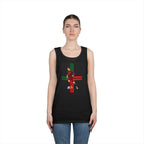 Soccer Player Graphic Tank Top — Vintage Italy Flag Soccer Vibes.
