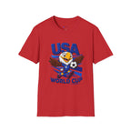 USA  Soccer T-Shirt — Eagle Mascot Graphic