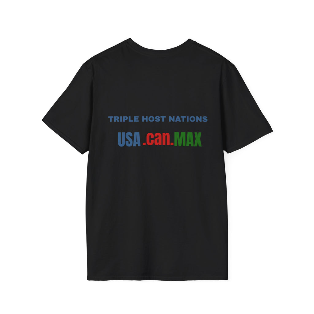 Soccer  Cup T-Shirt – "Go Team! Cup Soccer" USA Flag Design