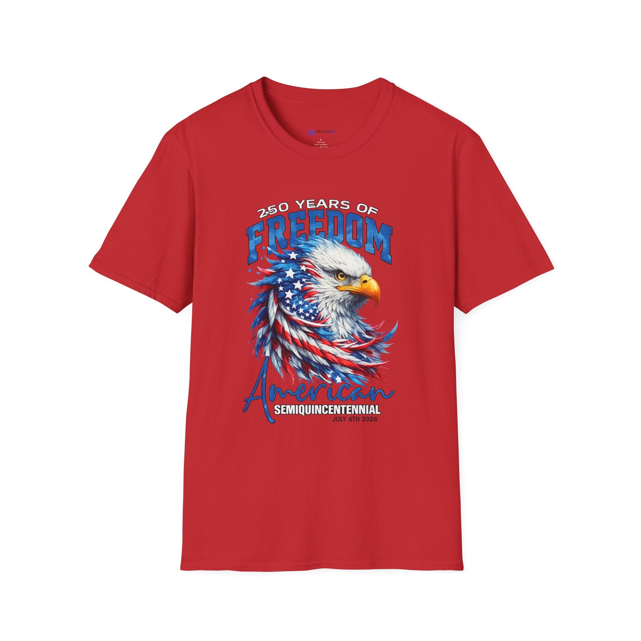 Freedom Eagle T‑Shirt — 250 Years of American Pride