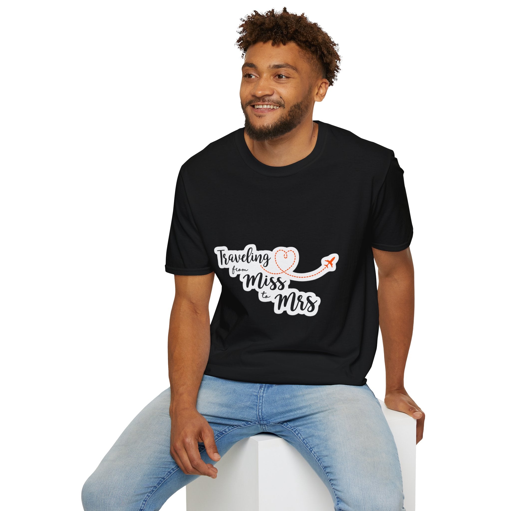 T-Shirt — "Traveling from Miss to Mrs" Bridal Bachelorette Vacation Tee